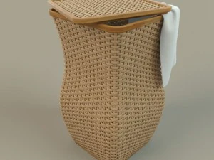 wicker basket 3D Model
