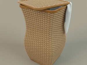 wicker basket 3D-Modell