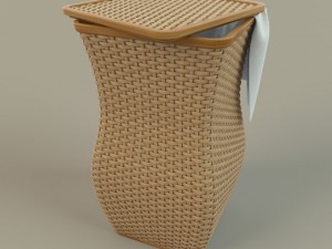 wicker basket 3D-Modell