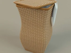 wicker basket 3D Model