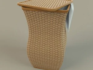 wicker basket 3D Model