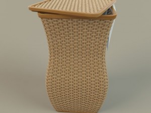 wicker basket 3D-Modell