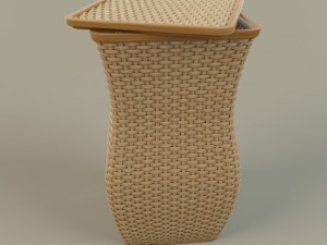 wicker basket 3D-Modell