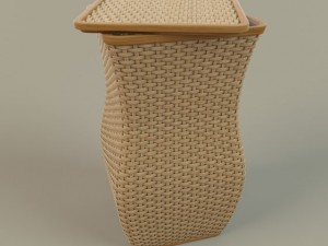 wicker basket 3D-Modell