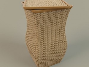wicker basket 3D-Modell