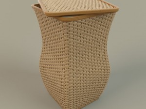 wicker basket 3D-Modell