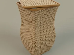 wicker basket 3D Model