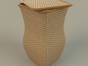 wicker basket 3D-Modell