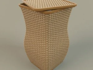 wicker basket 3D Model