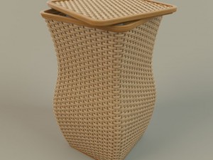 wicker basket 3D-Modell