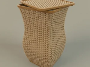 wicker basket 3D Model