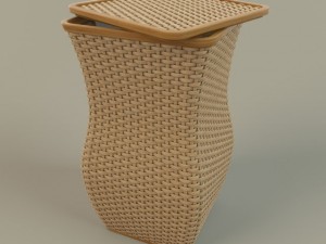 wicker basket 3D-Modell