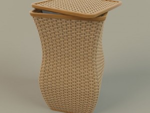 wicker basket 3D-Modell