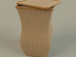 wicker basket 3D Model