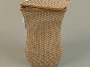 wicker basket 3D Model
