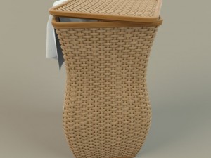 wicker basket 3D-Modell