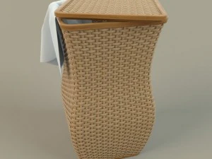 wicker basket 3D Model