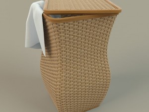 wicker basket 3D-Modell
