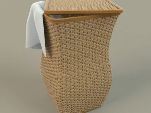 wicker basket 3D Model