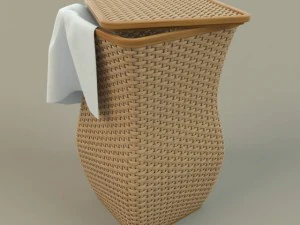 wicker basket 3D Model