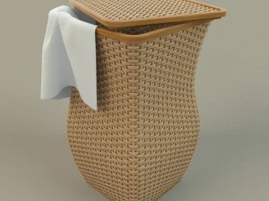 wicker basket 3D Model