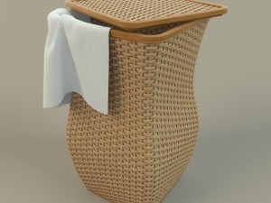 wicker basket 3D-Modell