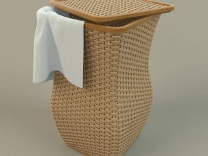 wicker basket 3D Model