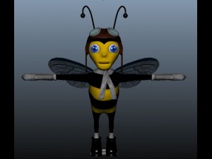 bee character 3D Модель