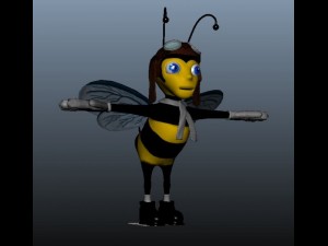 bee character 3D Модель
