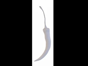 chilli pepper bunch 3D Model
