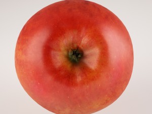 apples set with bowl and dish Modelo 3D