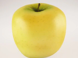 apples set with bowl and dish 3D Model