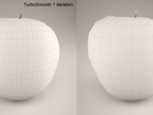 apples set with bowl and dish Modelo 3D