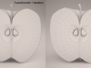 apples set with bowl and dish Modelo 3D