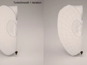 apples set with bowl and dish 3D Model