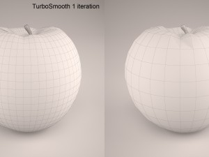 apples set with bowl and dish Modelo 3D
