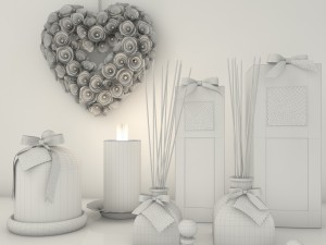 next antique rose muguet home fragrance 3D मॉडल