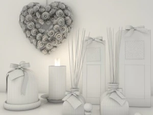 next antique rose muguet home fragrance 3D Model