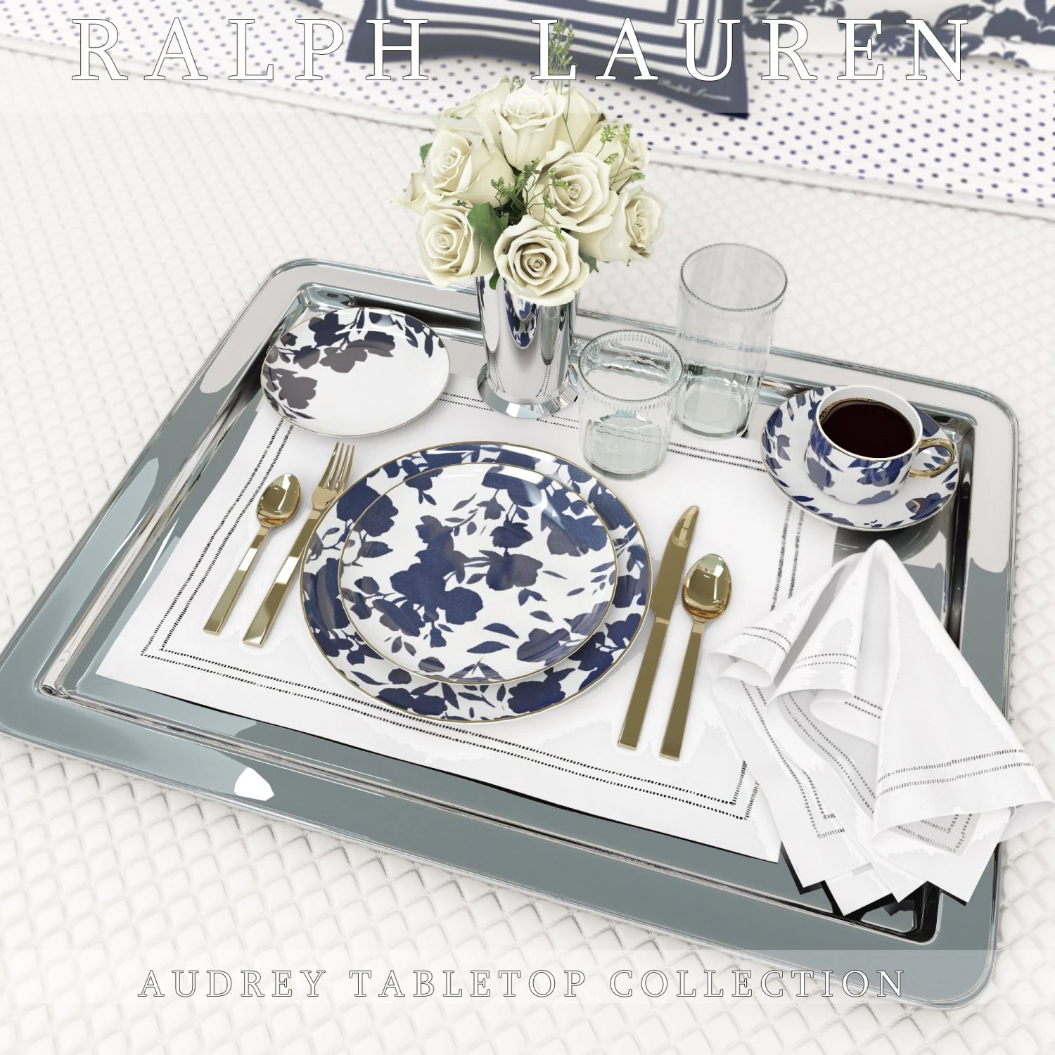 ralph lauren audrey tabletop 3D Model .c4d .max .obj .3ds .fbx .stl .blend 