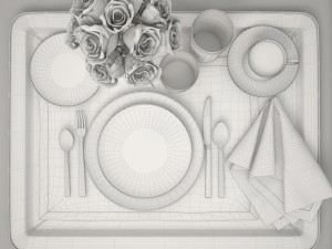 ralph lauren audrey tabletop Modello 3D