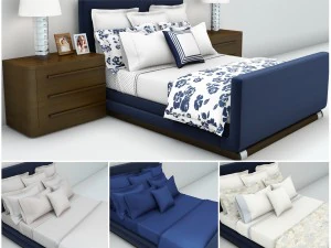 cole&ccedil;&atilde;o de roupas de cama ralph lauren Modelo 3D