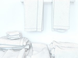 bathroom accessories zara home 3D Model