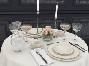 vajilla ralph lauren Modelo 3D