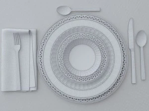 tableware ralph lauren 3D Model