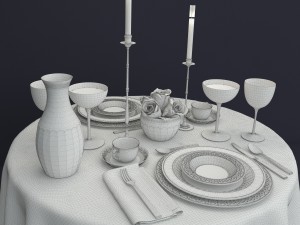 tableware ralph lauren 3D मॉडल