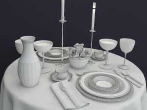 tableware ralph lauren 3D Model