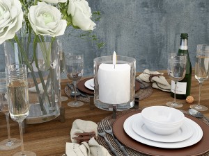 table setting ralph lauren 3D Model