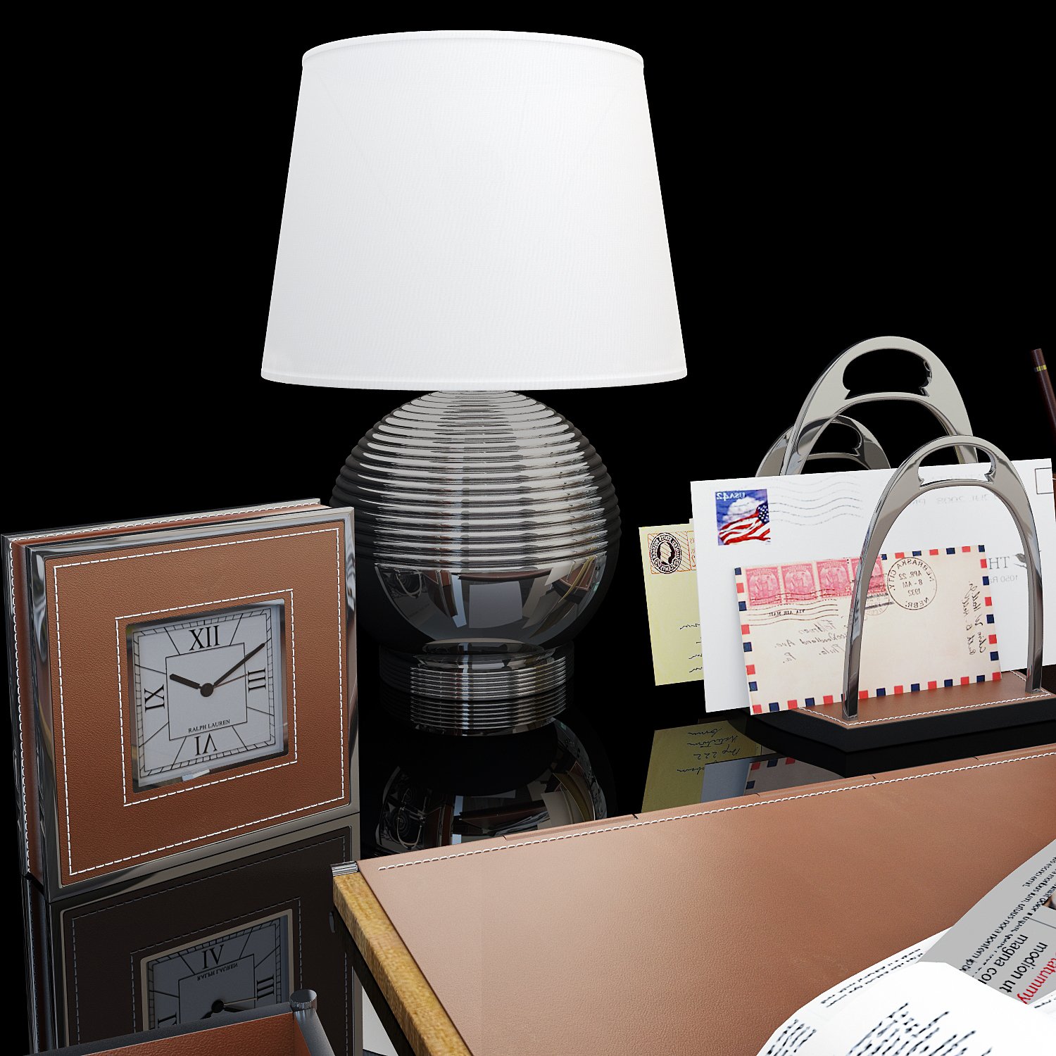 ralph lauren winston set 3D Model in Desk 3DExport