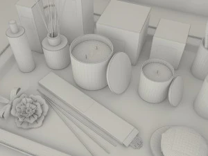 ज़ारा होम वनस्पति संग्रह 3D मॉडल