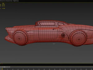 sci-fi flying car cyberpunk 3D Model